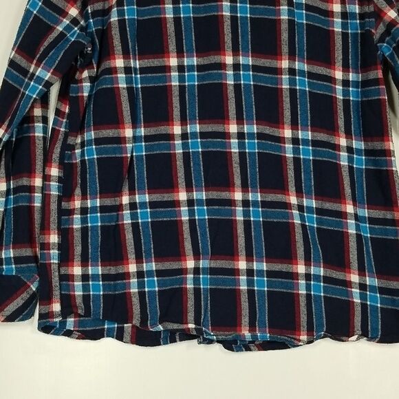 🎁5/$25 George Shirt Girls Youth Size XL 16 Button Up Long Sleeve Plaid - Picture 10 of 10